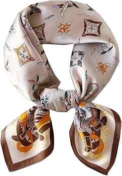 Hexchasty Head Hair Scarf Satin Silk Feeling Scarves for Women